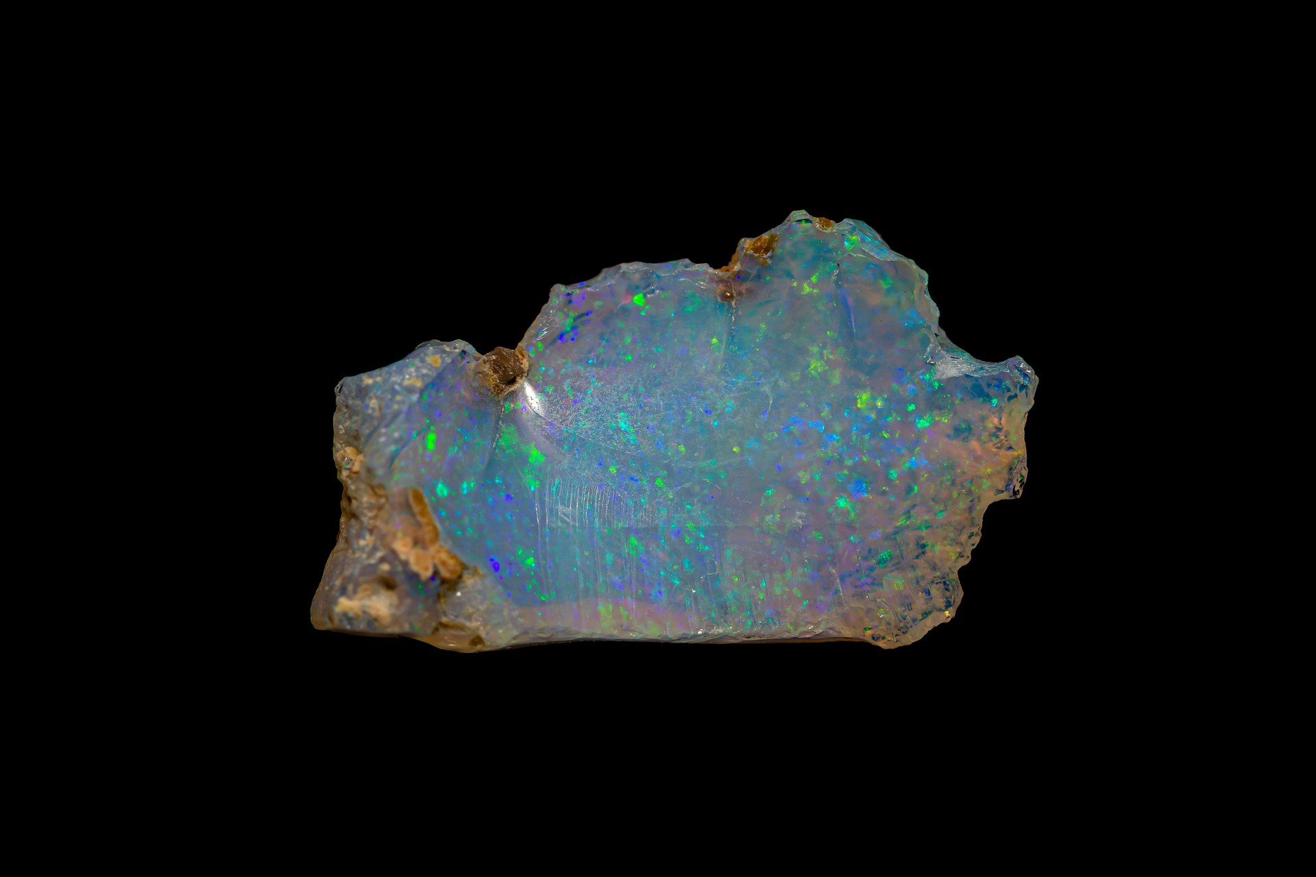 Natural rough opal gemstone